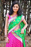Pujitha Hot Photos in Saree TollywoodBlog.com