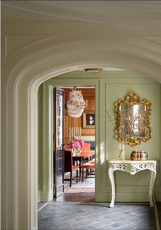 Dining Rooms Paintd Green | Decoration Empire