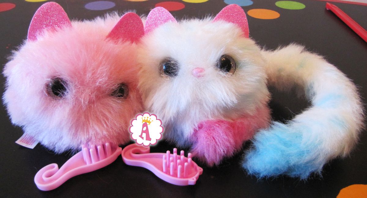 Интерактивные кошечки Pomsies пушистые игрушки браслеты, резинки для