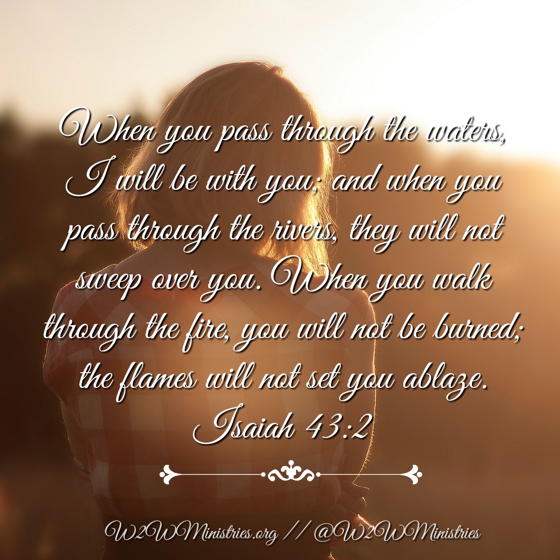 Woman to Woman When You Walk Through the Fire