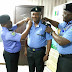 DSP PHILIPH DECORATED TO HIS NEW RANK OF SP BY CP EDGAL
