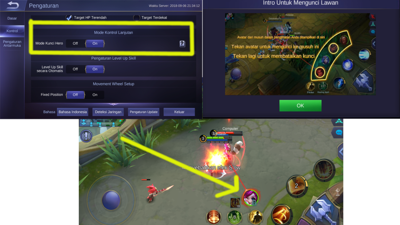 как включить моменты в мобайл легенд