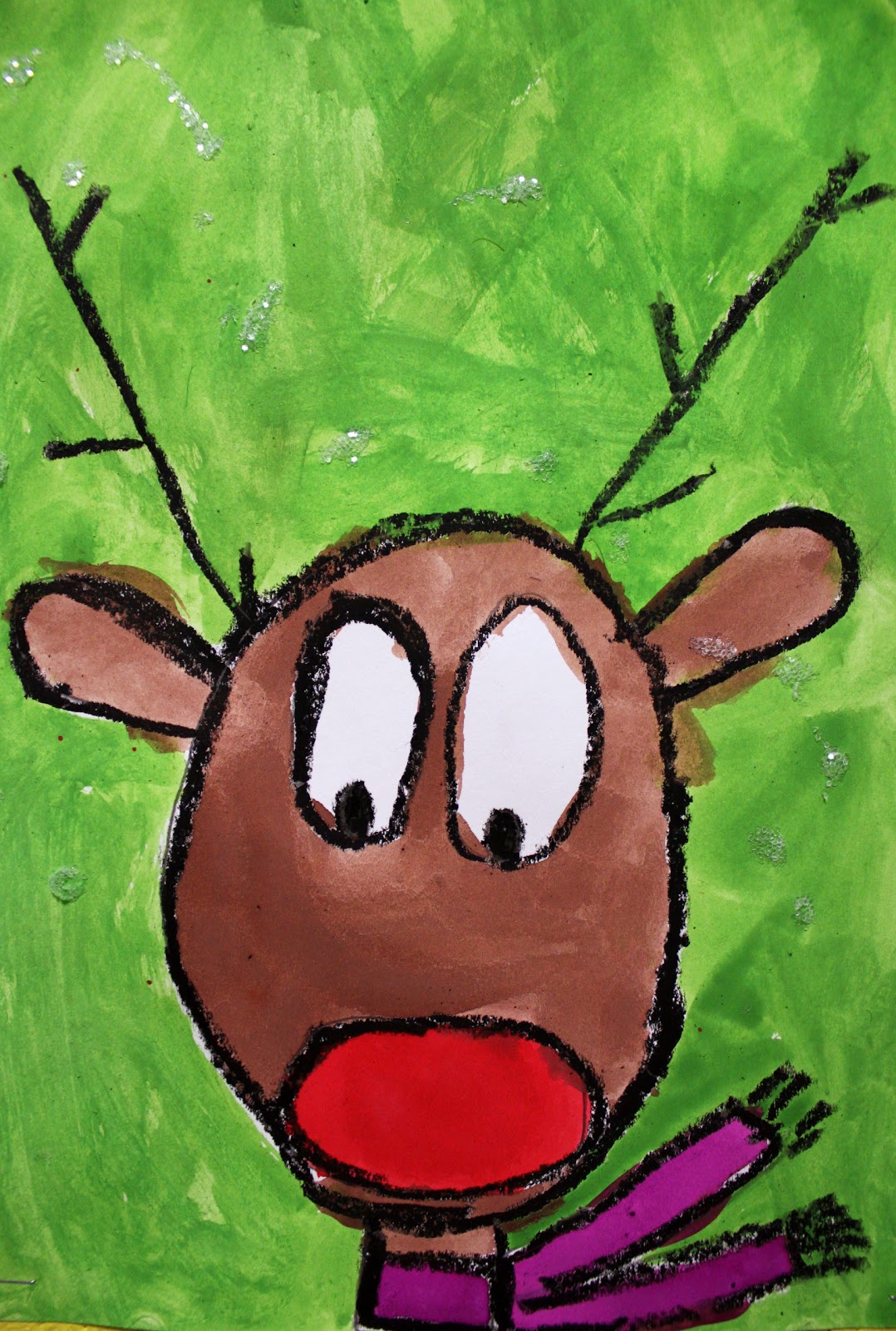 Art Room with a View: Festive Reindeer