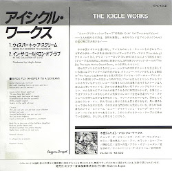 icicle works whisper fly birds scream 1984 mcnabb ian 1768 banquet beggars promotional japan