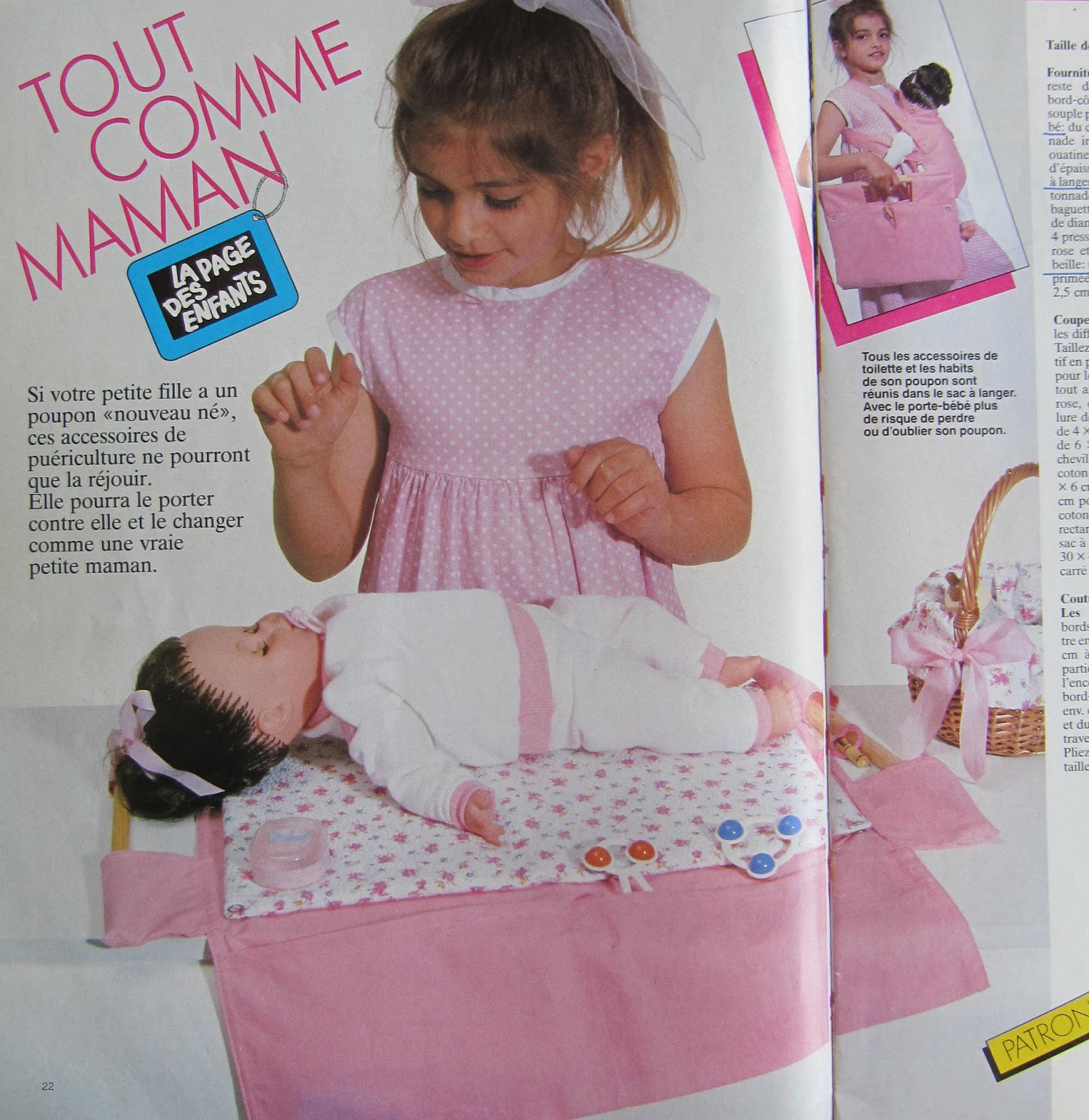matelas a langer pour poupon