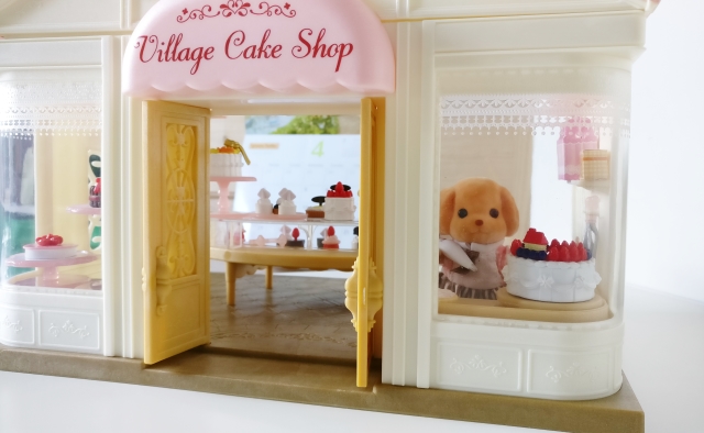 sylvanian families village cake shop