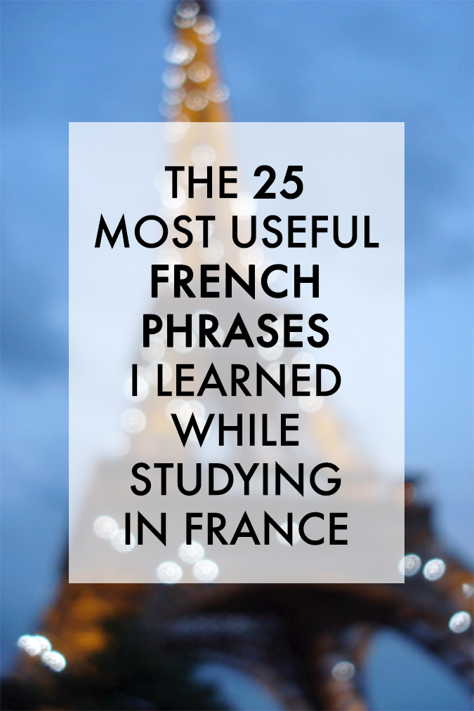 Maurine Dashney A Mostly Baking Lifestyle Blog The 25 Most Useful French Phrases I Learned