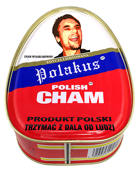 Ballada o chamie - puszka, konserwa polish cham