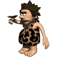 Resultado de imagen de hombre primitivo gif animado