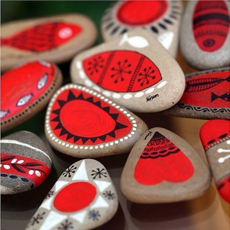 How to paint stones and decorate your home and garden Diy Fun World