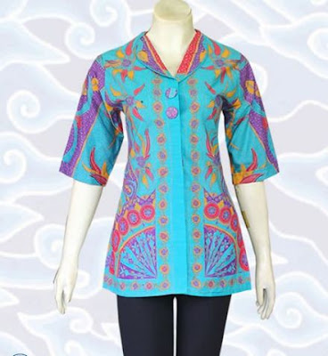 Contoh Model Baju Batik Atasan remaja Contoh Model Baju Batik Atasan remaja