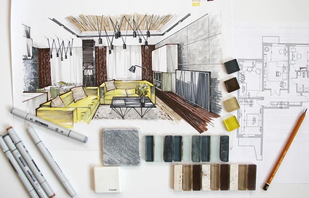 Design Stack: A Blog about Art, Design and Architecture: Interior Design  Sketches a Source of Inspiration