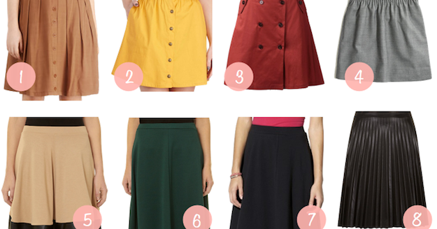 Putting Me Together: Fall Shopping: (Non-Pencil) Skirts