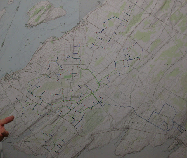 Cape Vincent Wind Farm Proposed turbine location map