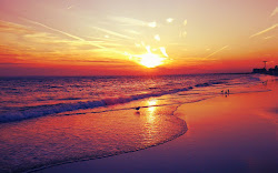 sunset beach desktop wallpapers most background hd cool widescreen