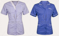 model baju kerja perawat
