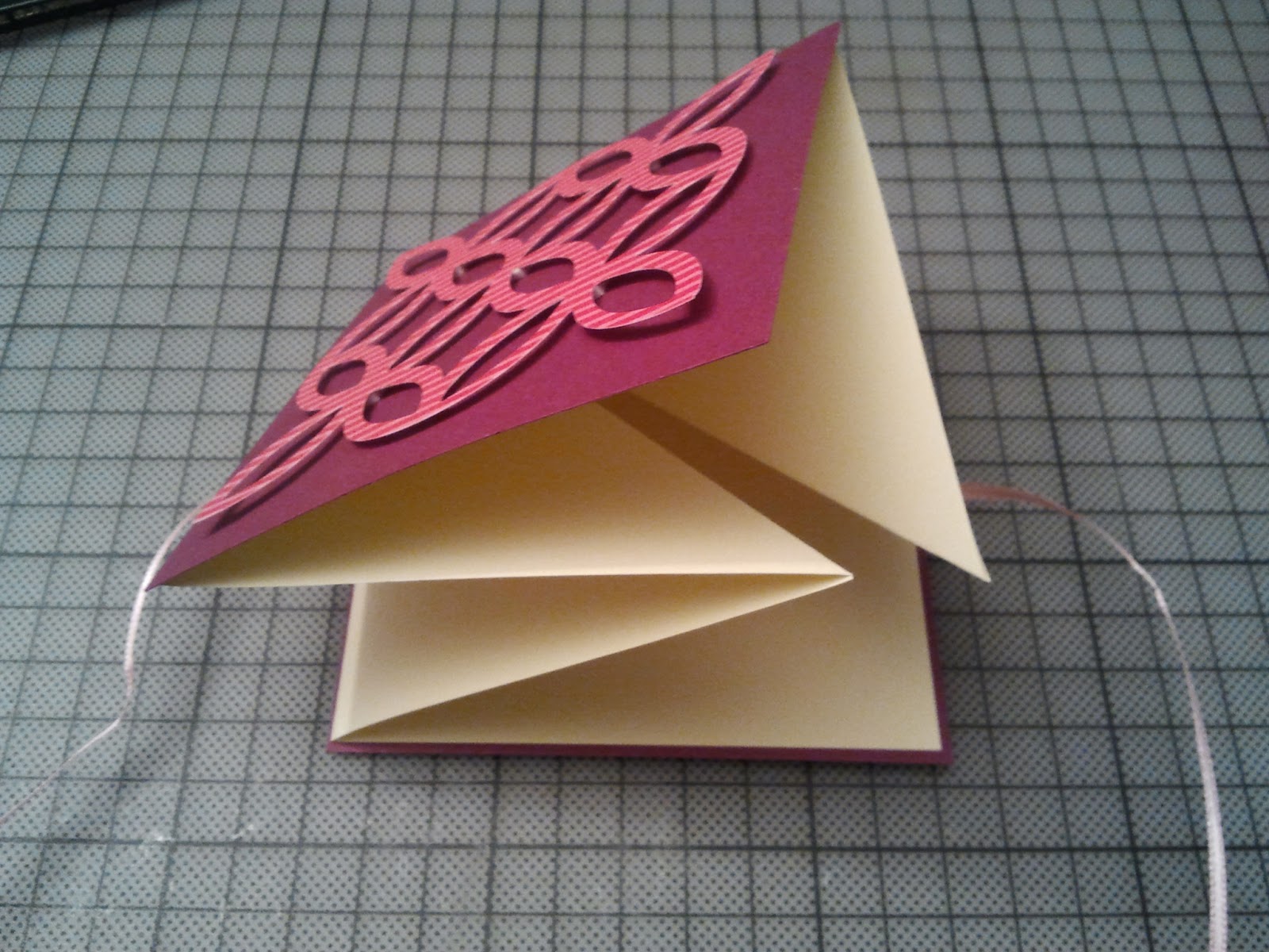 ginacrisalida: Faltkarte mit Anleitung ginacrisalida: Faltkarte mit Anleitung