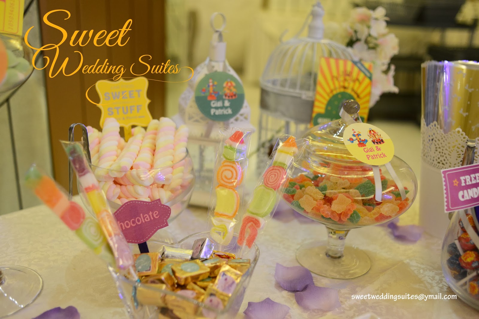 Sweet Wedding Suites Candy Corner Decoration Ho Man Tin Club One
