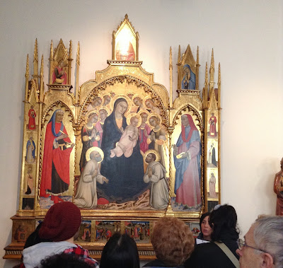 Pinacoteca di Siena: Madonna con Bambino e Santi di Sano di Pietro
