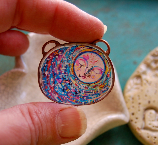 Gaea Ceramic Bead and Art Studio Blog Copper, Art and Resin...