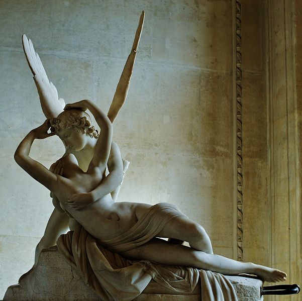 Canova's 'Psyche Revived by Cupid's Kiss.' Photo: WikiMedia.org.