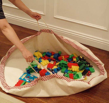 Simple LEGO Cleanup!  Toy storage bags, Lego storage bag, Swoop bags