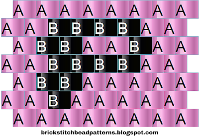 Printable Pony Bead Alphabet 1 Labeled letter P