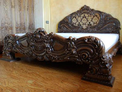 bed wooden unique handmade frame beds decor bedroom wood furniture