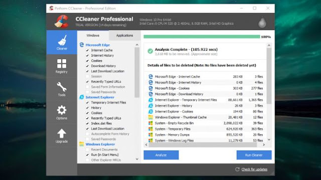 برنامج CCleaner برنامج CCleaner