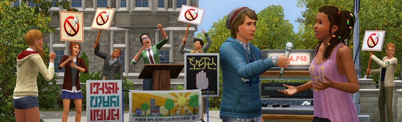 Problemas y bugs de Los Sims 3 Movida En La Facultad