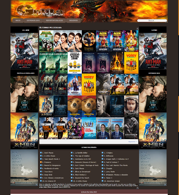 Template Blogger Pelicula Gnula Nu | Clon Template Blogger Gnula Nu
