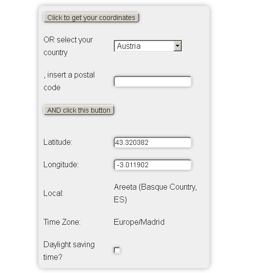 Zona Casio Averiguar el intervalo lunitidal online o/y con