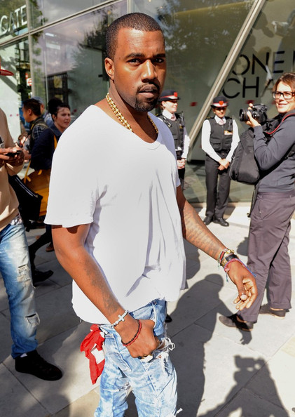 Kanye West At LFW
