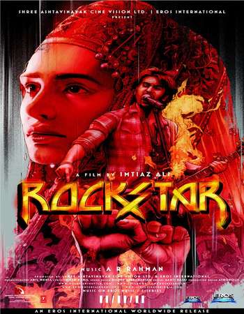 Poster Of Rockstar 2011 Hindi 650MB BRRip 720p ESubs HEVC Watch Online Free Download downloadhub.in