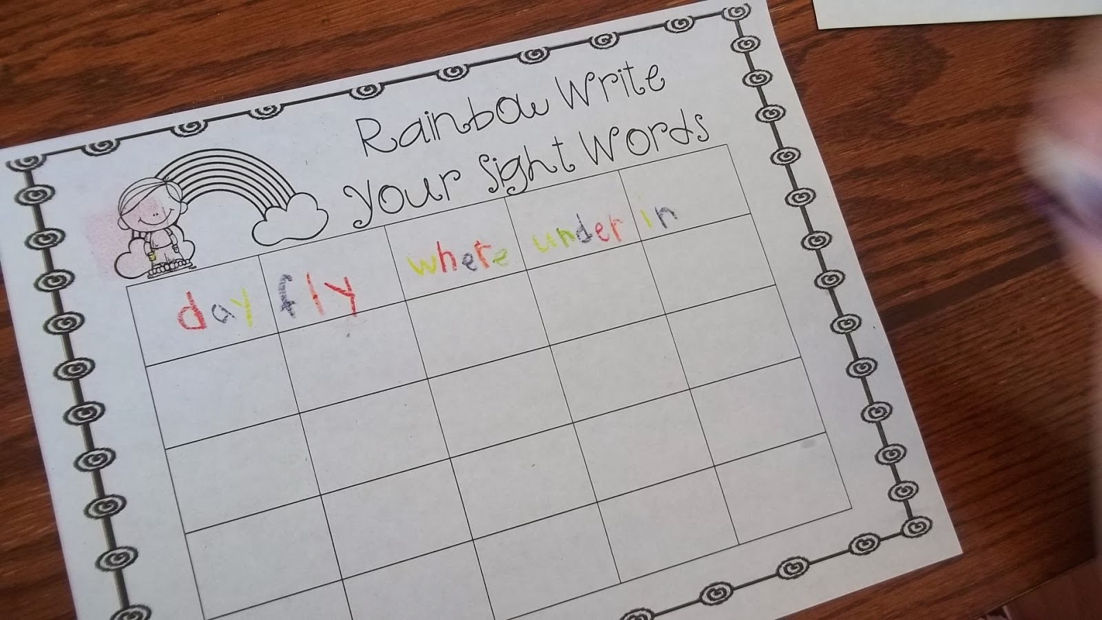 Make a story with words picture