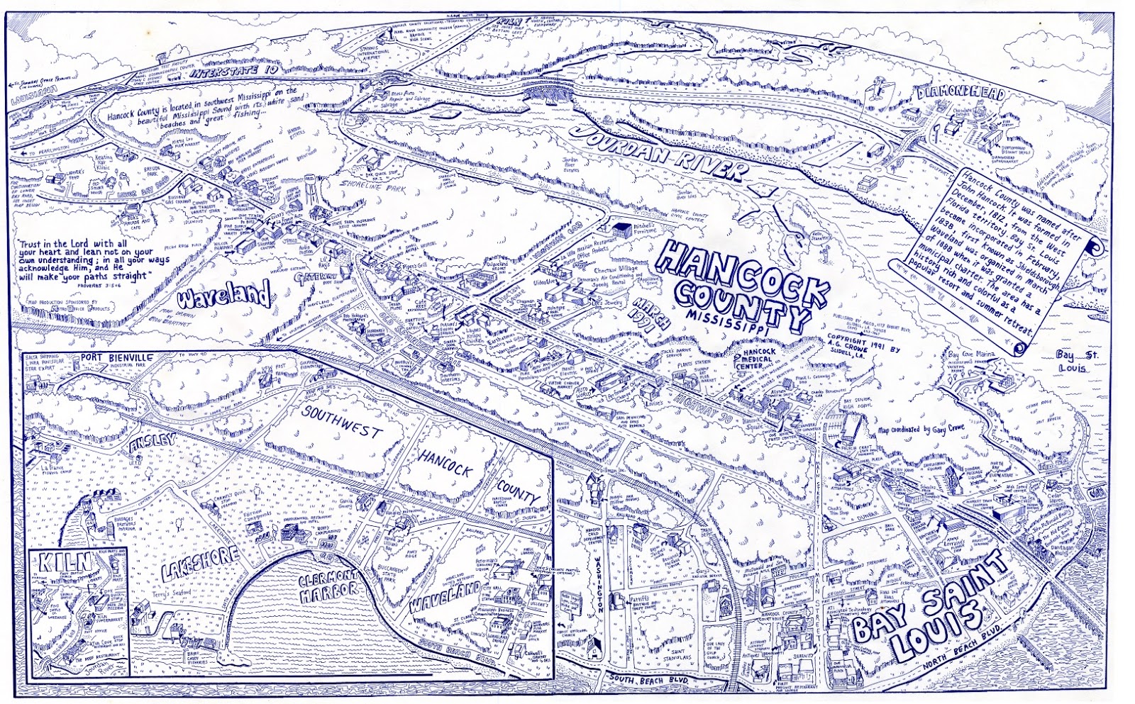 Bay St Louis Street Map IQS Executive