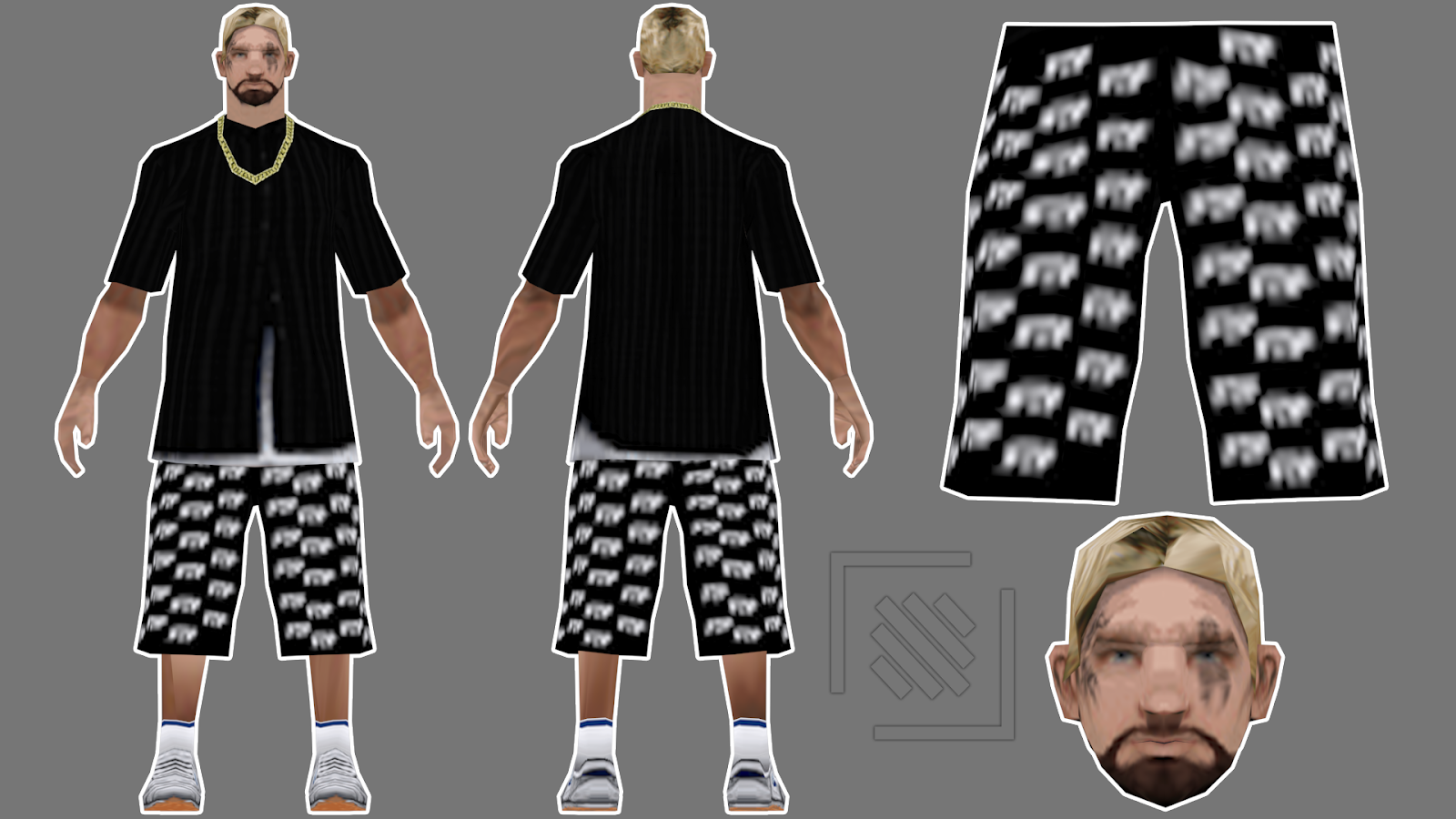RXLLER ZONE: SHW Man in FTP shorts.