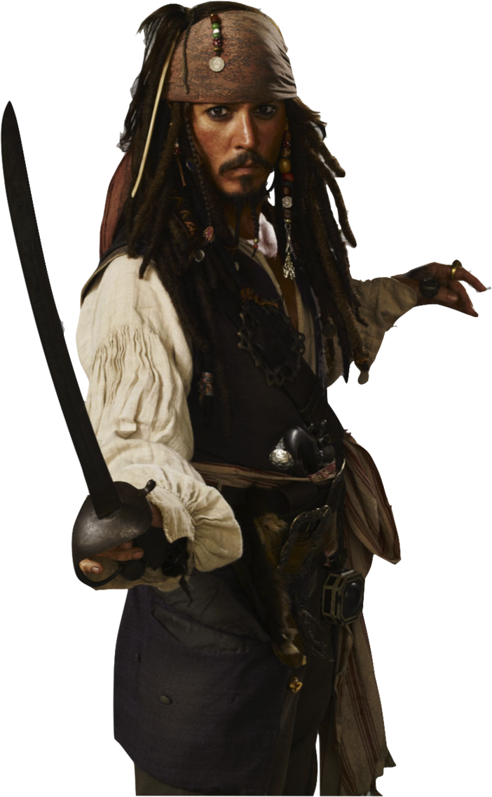 PNG Jack Sparrow (Pirates of the Caribbean, Piratas do Caribe) - PNG World