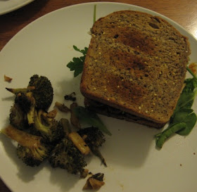 roast tempeh sandwich