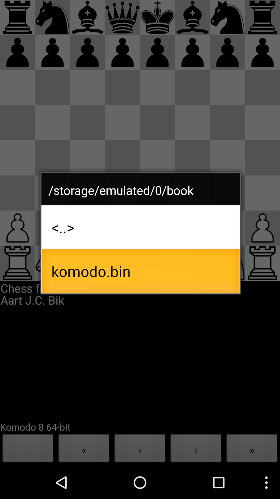 Opening Books in Chess for Android