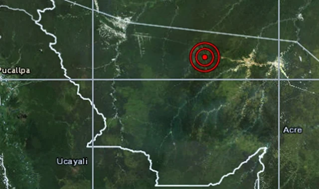El movimiento telúrico, reportado a las 2:25 de la tarde, tuvo un epicentro localizado a 205 kilómetros al norte de Nueva Esperanza, en la provincia de Purús