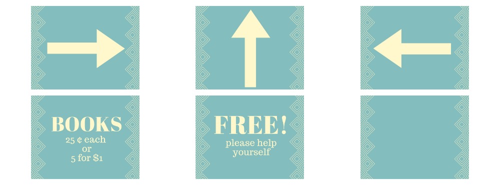 free garage sale printables rachel teodoro