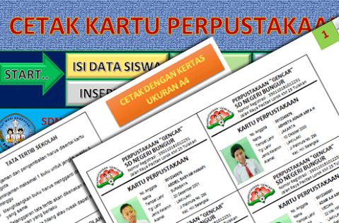 Download Aplikasi Pembuatan Kartu Anggota Perpustakaan 