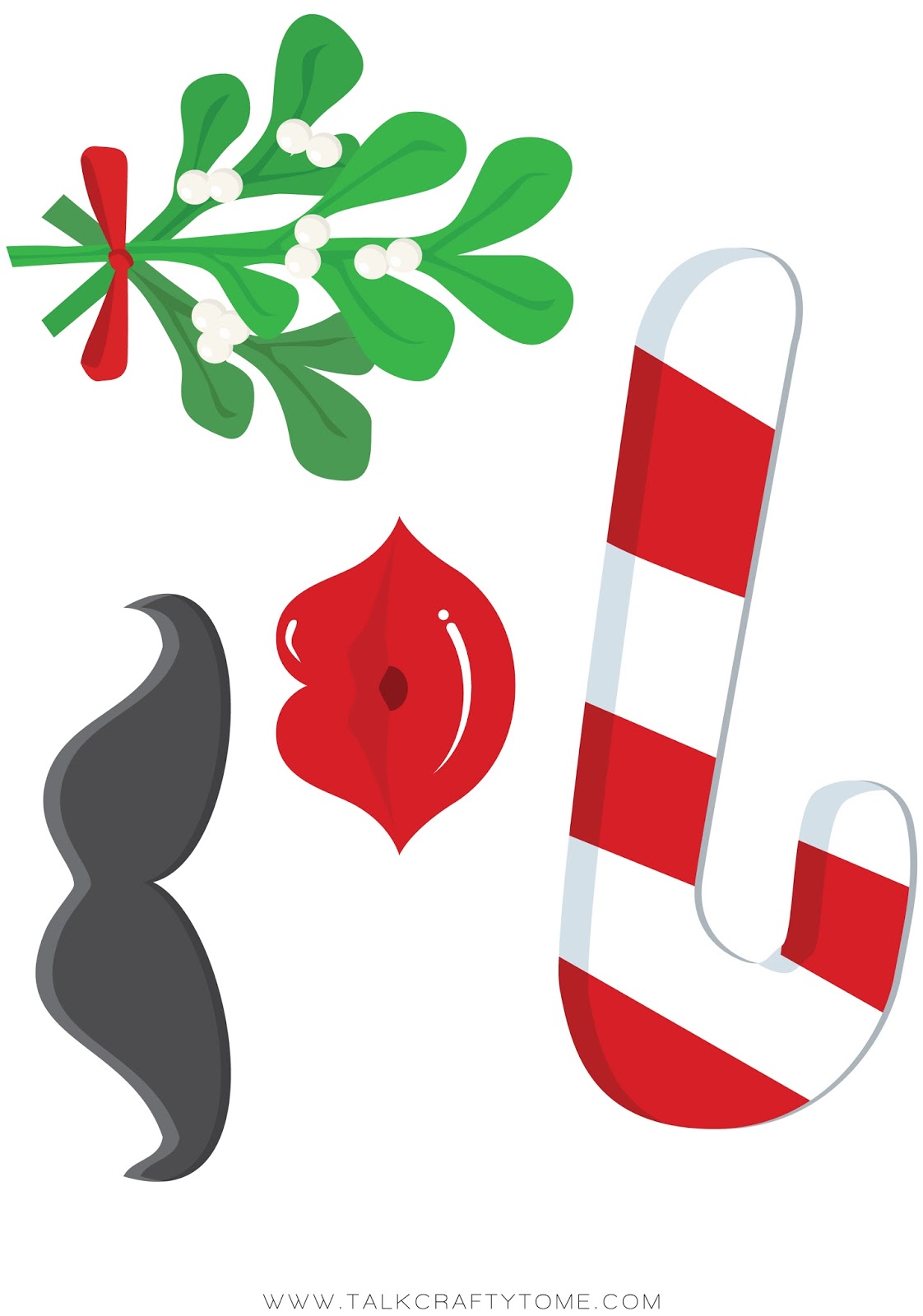 Nice Free Printable Christmas Photo Booths Oh My Fiesta In English