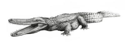 replica de Laganosuchus