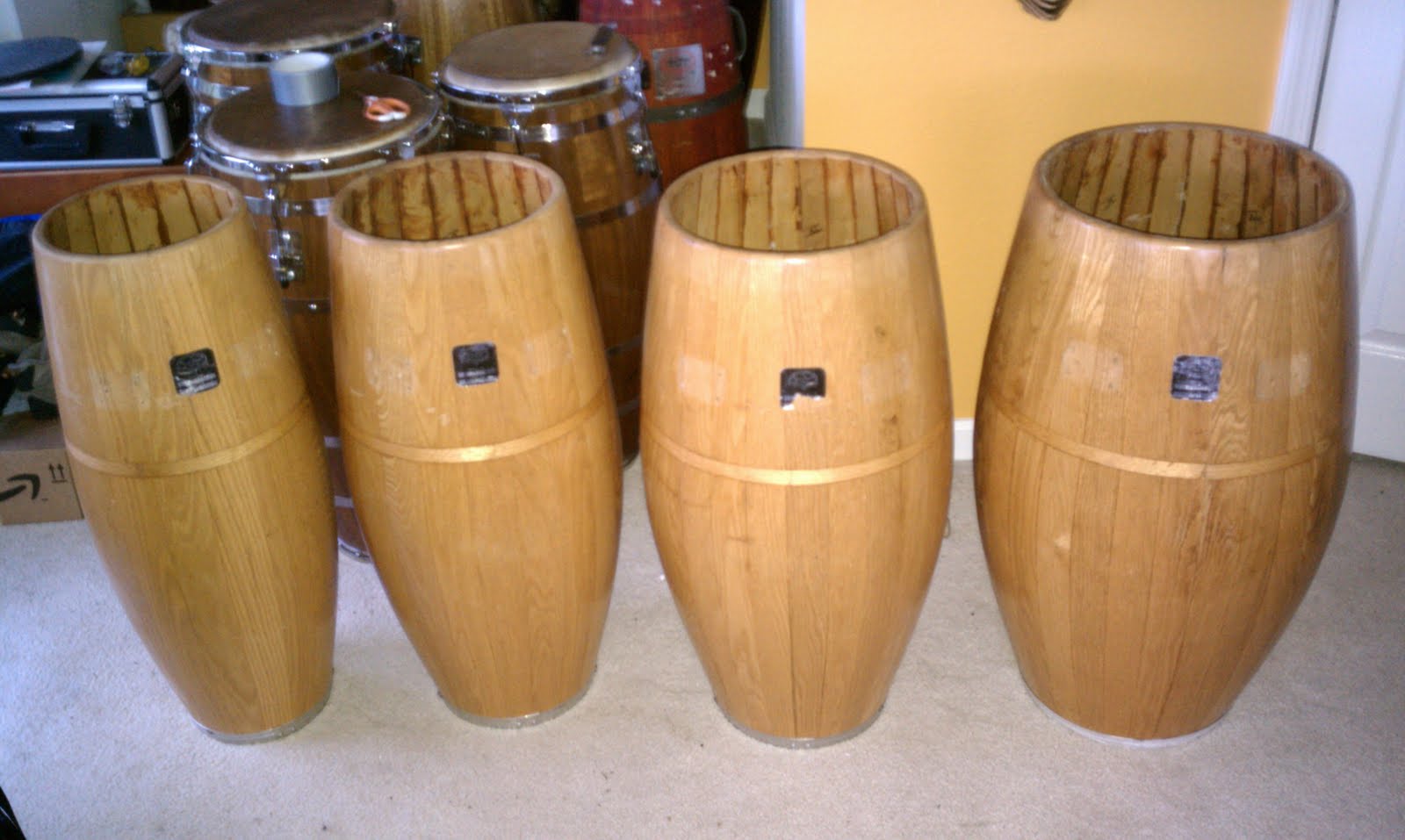 vintage conga and bongo restoration gon bops and valje