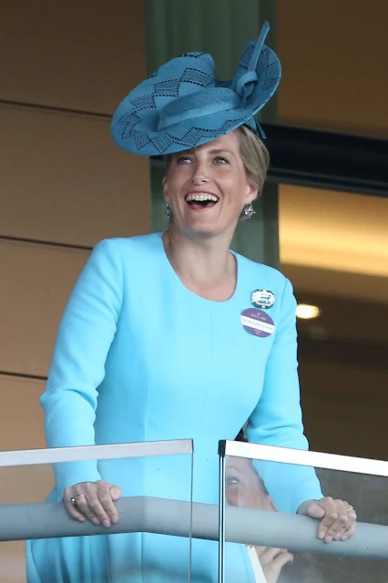 Catherine, Duchess of Cambridge, Sophie, Countess of Wessex, Denmark's Crown Princess Mary, Crown Prince Frederik, Queen Elizabeth at Royal Ascot 2016