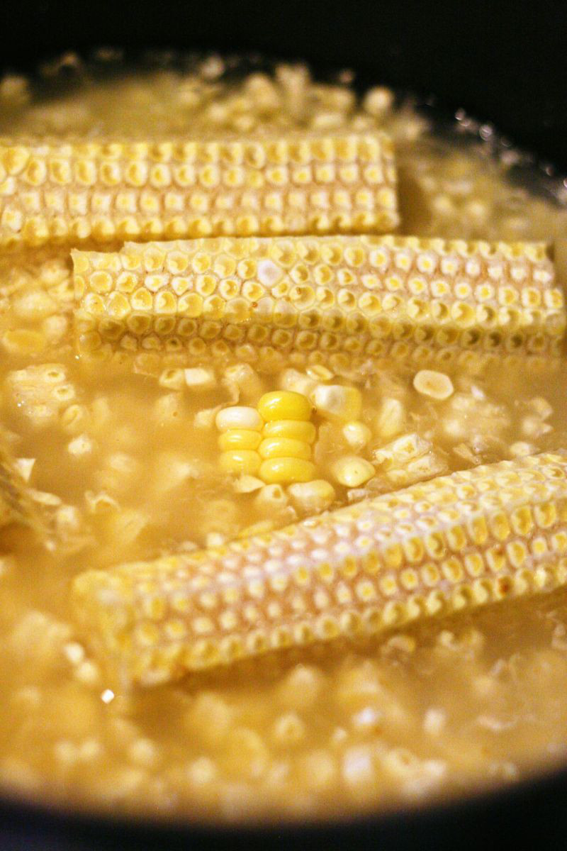 Perfectly imperfect Pureed Corn Soup Japanese Style