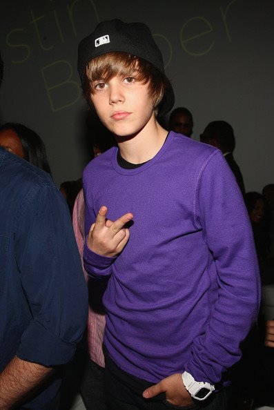 Fun Plannet Justin Bieber Wearing Purple Shirt Ever Seen Before