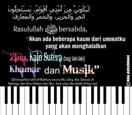 Benarkah Lagu Musik Dan Nyanyian Itu Haram